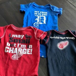 Detroit baby onesies - 3
